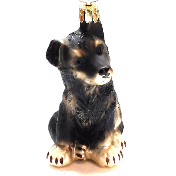 Dog Bone Theme Glass Ornament Lot- Ornaments to Remember Metallic Labrador - Picture 3 of 10